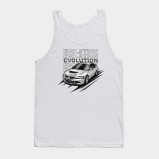 Lancer Evolution VIII Tuner (Pearl White) Tank Top